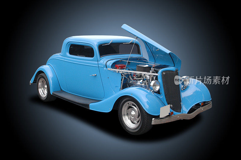 汽车- 1934年福特3窗双门热杆